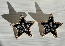Orecchini a stella con strass