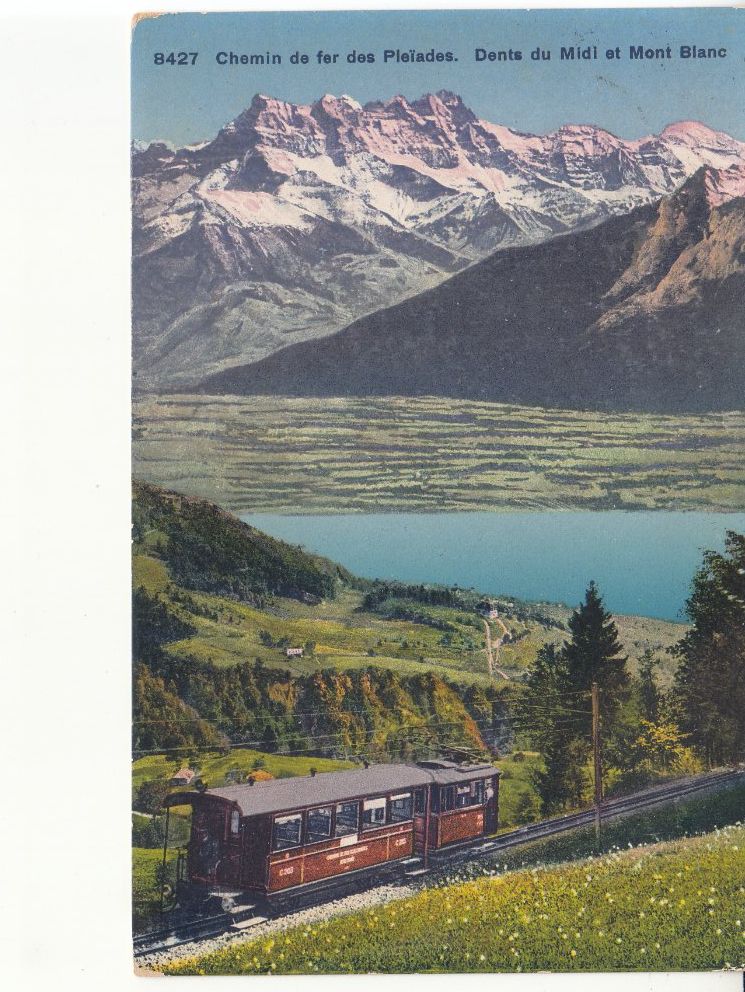 Cartoline postali: Les Pleiades Bahn 1924 – Usato da Bürglen TG venduto da StampGraf