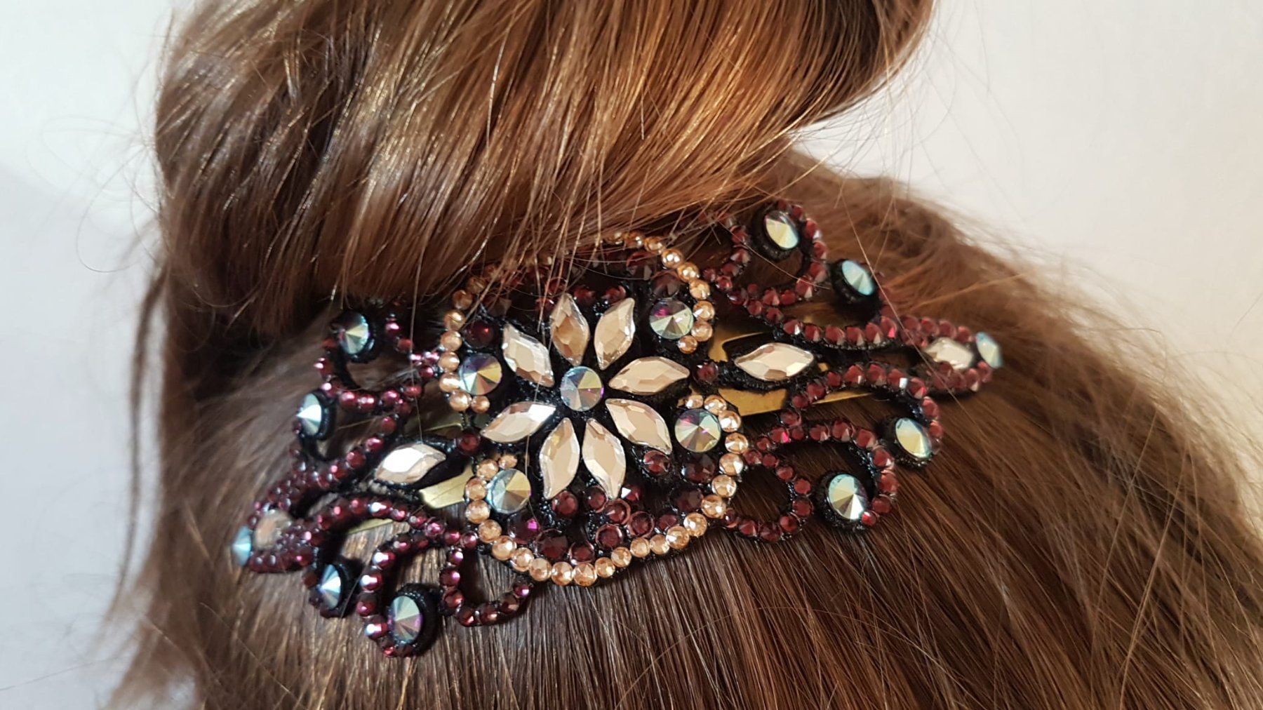 Accessori per capelli: Haarspange  mit  Swarovski Steinen 13cm. – Nuovo (secondo la descrizione) da Zürich venduto da 280_yc86 7