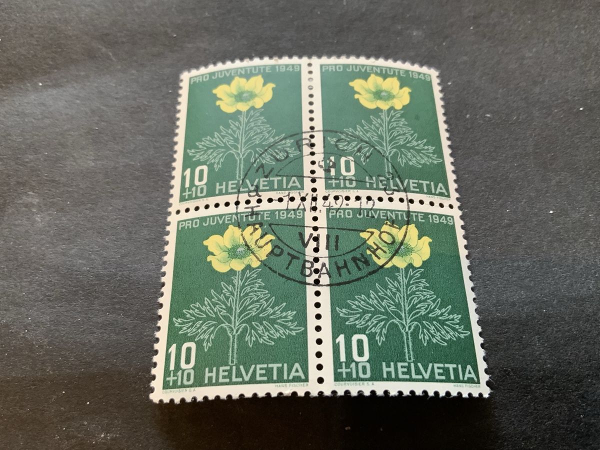 Tutti i francobolli: 1949 PRO JUVENTUTE ERSTTAG ZENTRUMSSTEMPEL – Usato da Beinwil am See venduto da Ricri 2