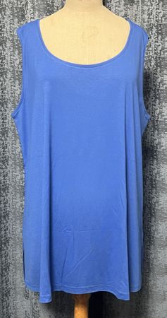 Ulla Popken Top, Blau, Gr. 46/48, wie neu, Sommerhit!