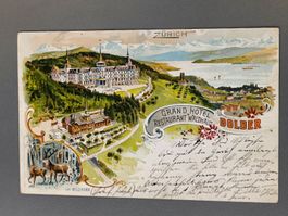 Litho PK / Zürich - Grand Hotel Restaurant Waldhaus Dolder 