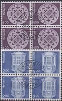 1979, Nr.610+611 im Viererblock, tadellos Kat: 30.-
