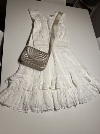 Herbst kleid mit Tasche gr 158
