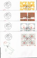 2008  FDC  4er Künstler I aus ABO
