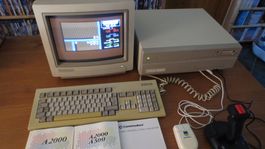Amiga 2000 Rev. 6, Akku entfernt, 1084S CRT und anderes