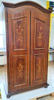 Holzschrank Kleiderschrank mit Intarsien