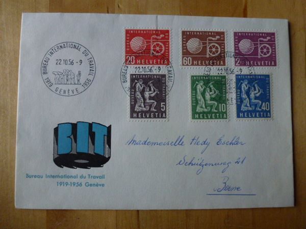Tutti i francobolli: Lot ++ FDC 1955 und 2x FDC 1956 – Usato da Walkringen venduto da Casablanca777 3