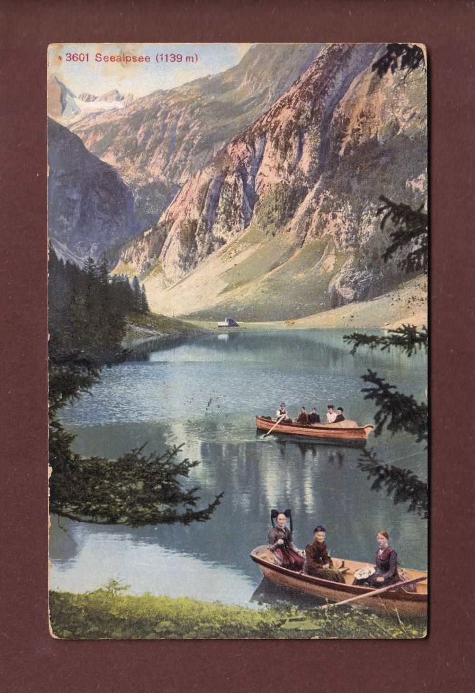 Ansichtskarten: SEEALPSEE - 1918 – Gebraucht aus Pully von nicecards