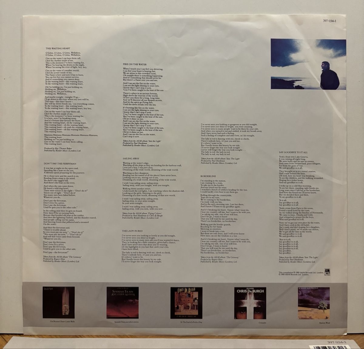 Dischi in vinile: Chris de Burgh - Spark to a Flame LP EX/EX – Usato da Neuchâtel venduto da Deivid2 4