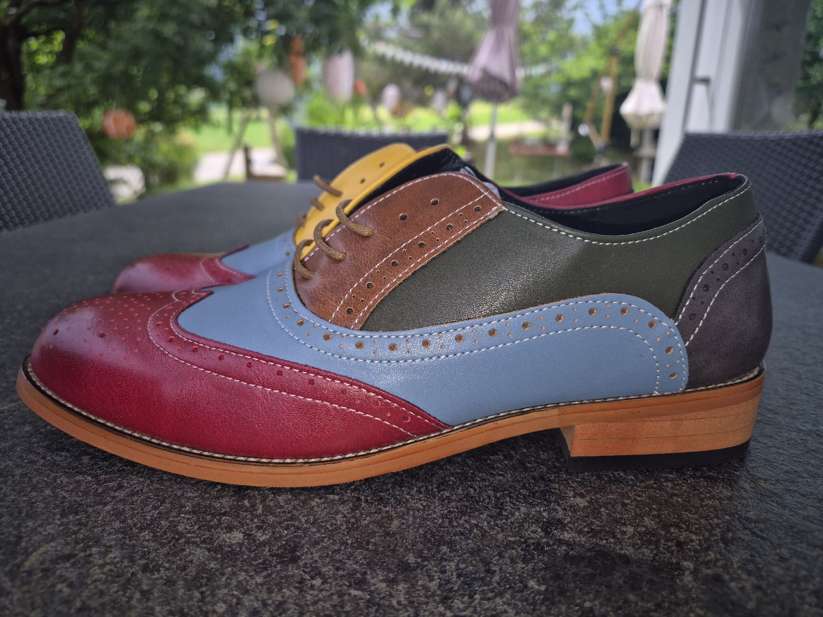 Scarpe da uomo: Halbschuhe Multicolor Gr 41 NEU – Nuovo e nell'imballaggio originale da Hauenstein venduto da Zacherl 1