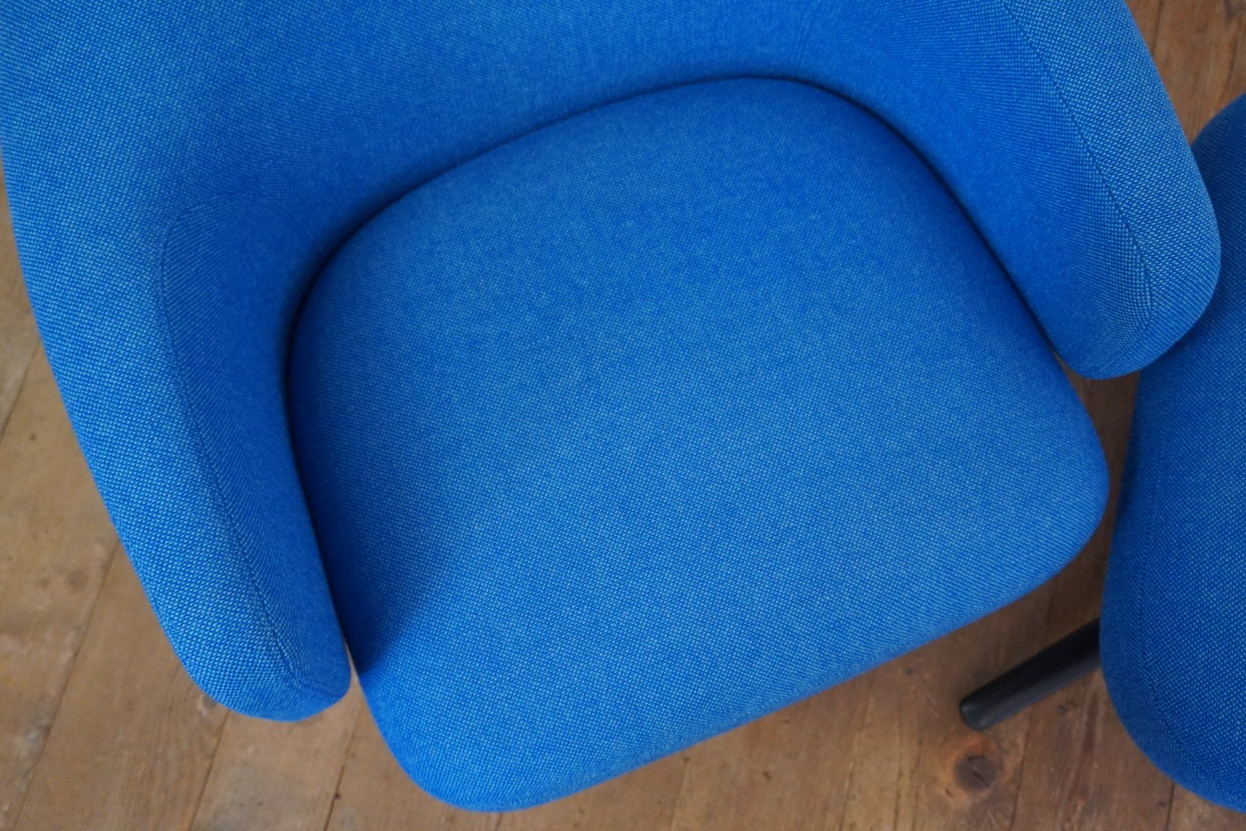 Vitra Poltrone: Vitra Grand Repos mit Ottomane Stoff blau – Usato da Bad Zurzach venduto da QLASSIQ 6