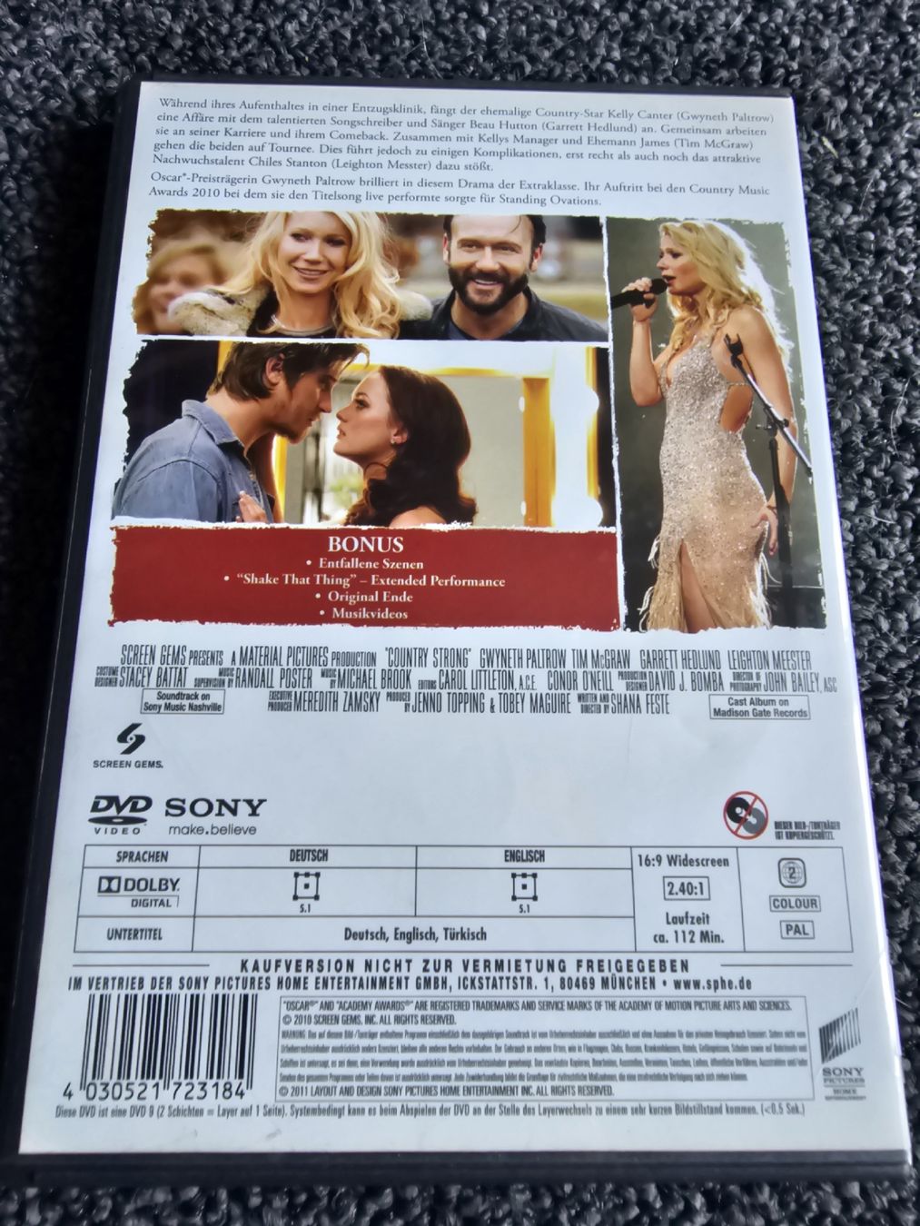 Alle DVDs: Country Strong (22197) – Gebraucht aus Ruswil von jan_bxl5 1
