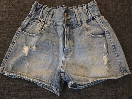 Only Jeans-Shorts in Grösse XS, Blau - Stone washed