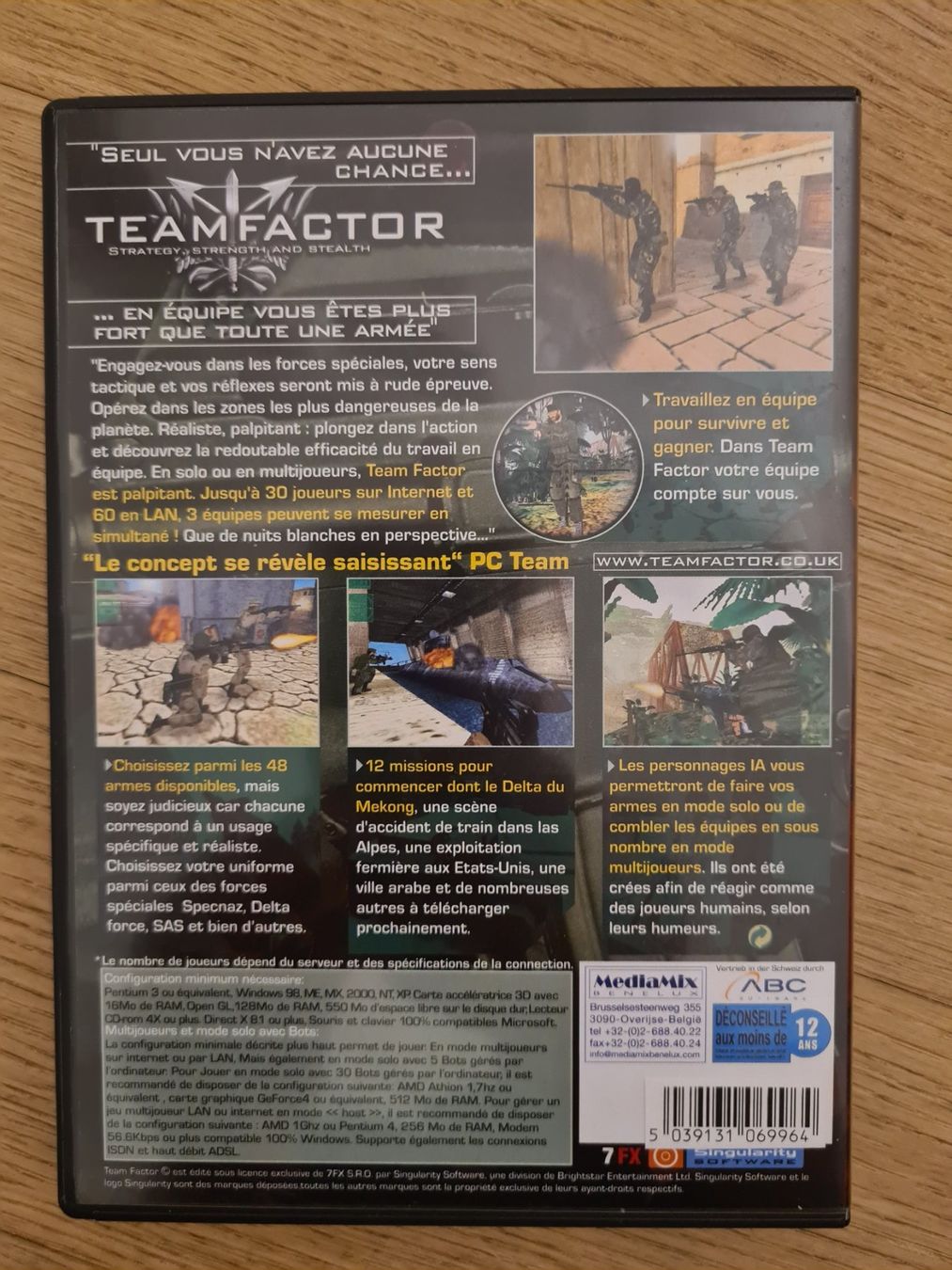 Giochi: Team Factor + Map (French Cover) - PC – Usato da Carouge GE venduto da Gasco 1