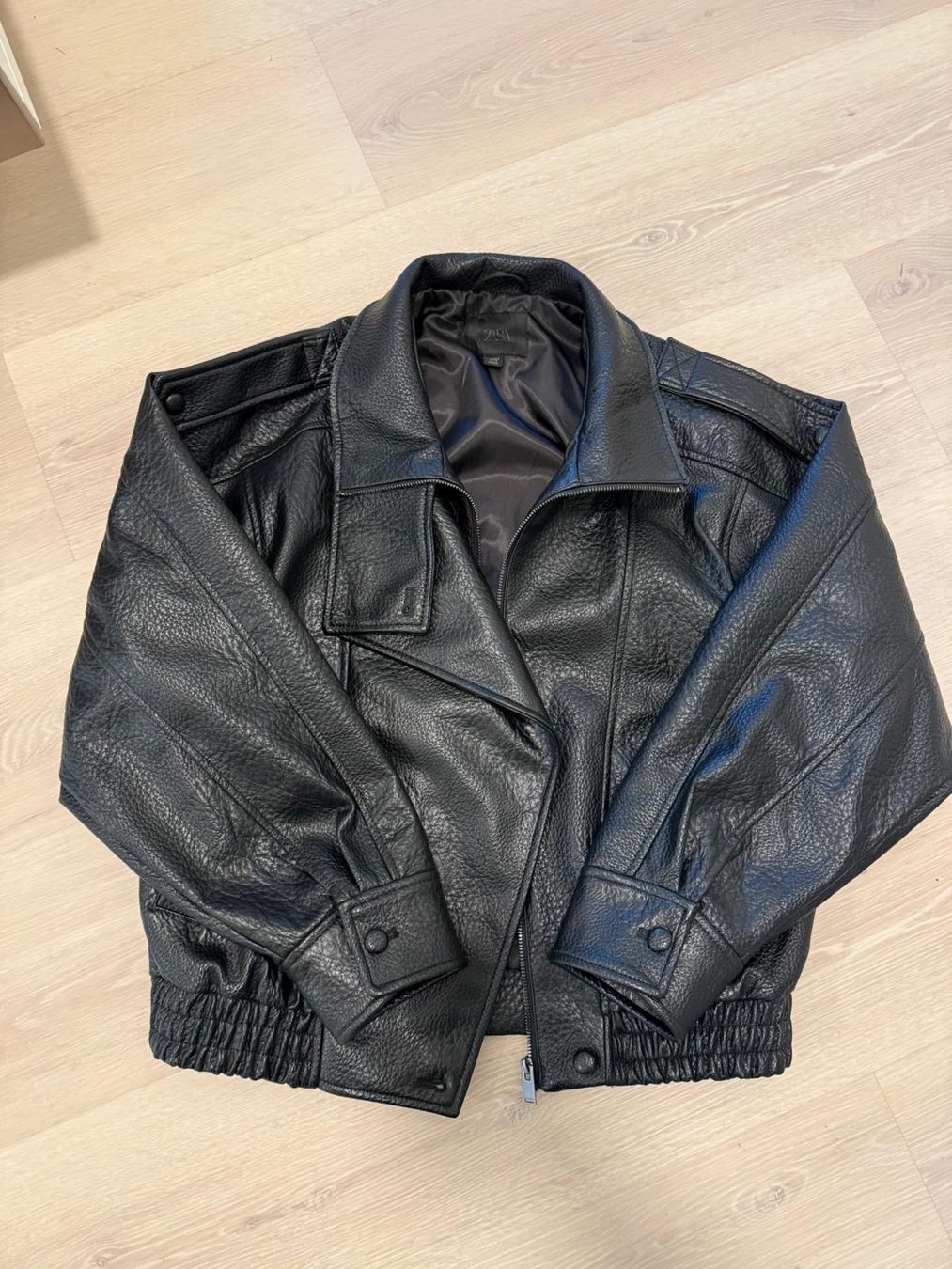 Zara Giacche: Jacke in Lederoptik in Schwarz, Grösse S – Nuovo (secondo la descrizione) da Gränichen venduto da chr_k565 2