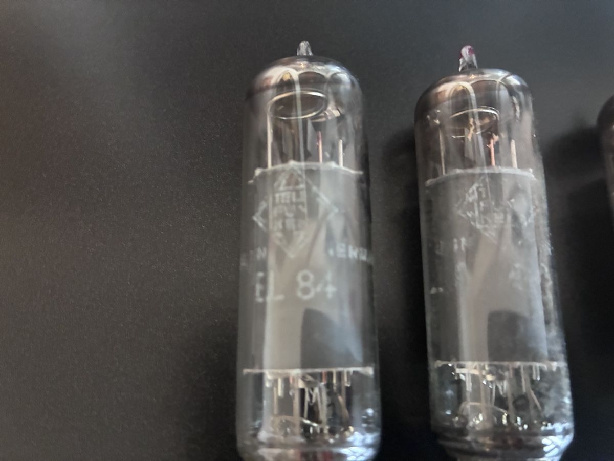 Telefunken Amplificatori: Telefunken EL84  Matched Quartett Original Diamond Bottom – Nuovo (secondo la descrizione) da Ottikon venduto da Hifi-Guru 2