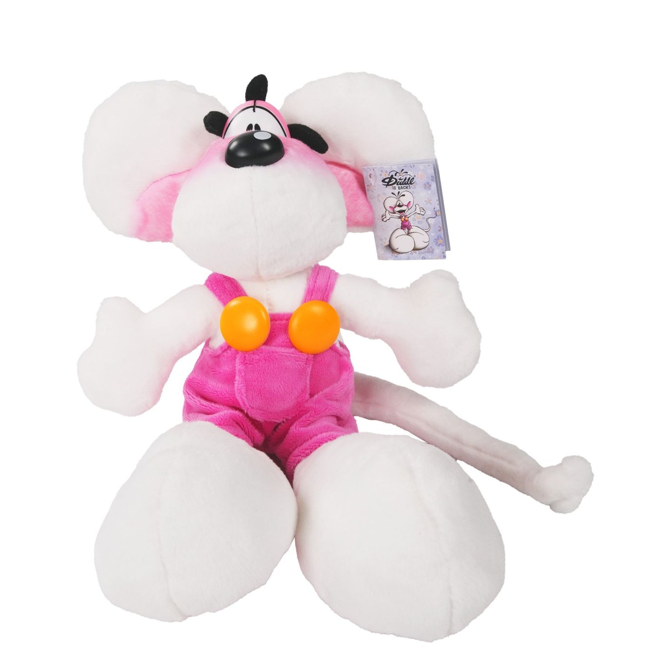 Figurines: Diddl is Back, Diddl 30cm mit pinker Latzhose – Neuf avec emballage d'origine à Birmensdorf ZH par RehliAllerlei