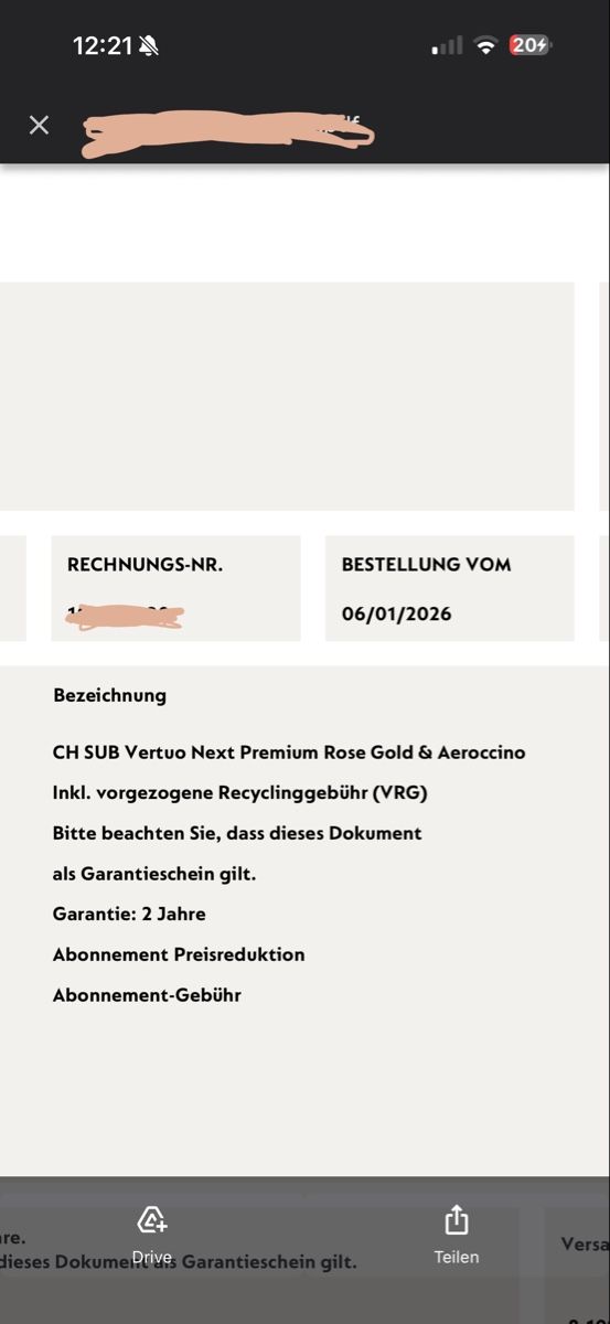 Nespresso Kaffeemaschinen & Espressomaschinen: Nespresso Vertuo Next – Neu (gemäss Beschreibung) aus Uetikon am See von mat_sam 5