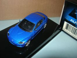 Mazda RX-8 blau  * AUTOart  1:43