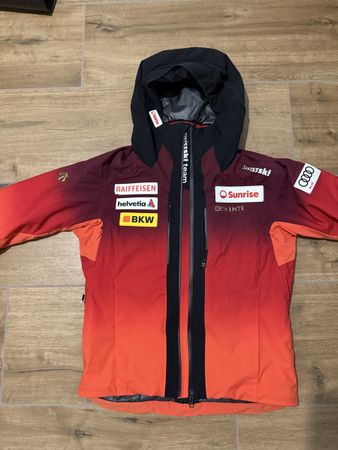 Skianzug Descente Swiss Ski Team rot schwarz 