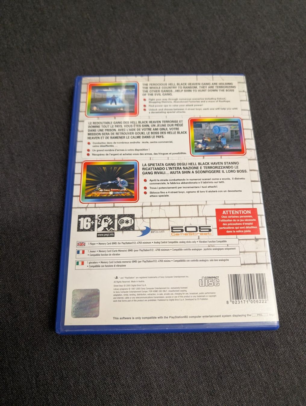 Giochi: Street Boyz Sony playstation 2 – Usato da Giubiasco venduto da Ticinerd 1