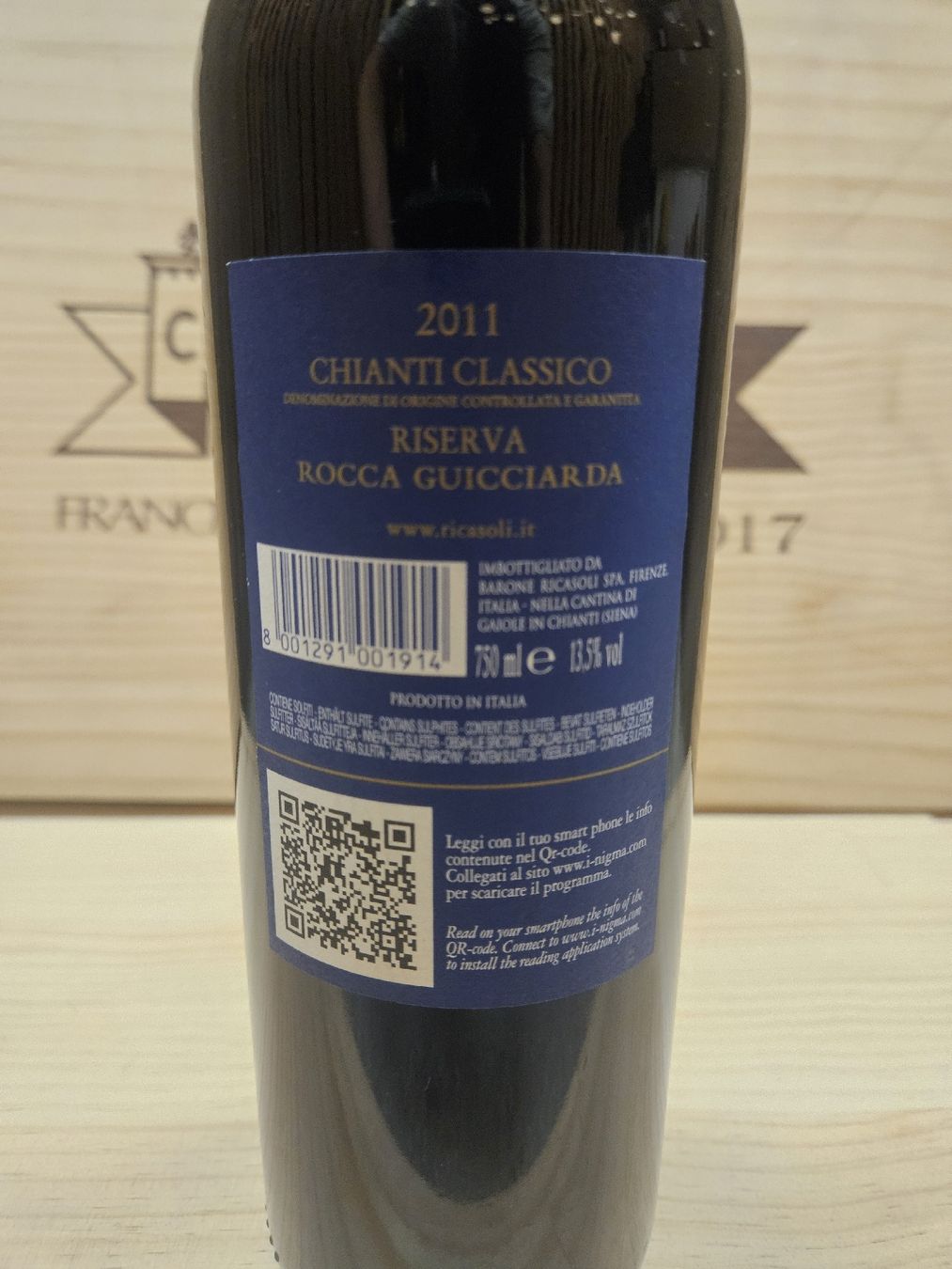 Vino: 2011 Chianti Classico Riserva Barone Ricasoli – Nuovo e nell'imballaggio originale da Zofingen venduto da WouterSamwel 1