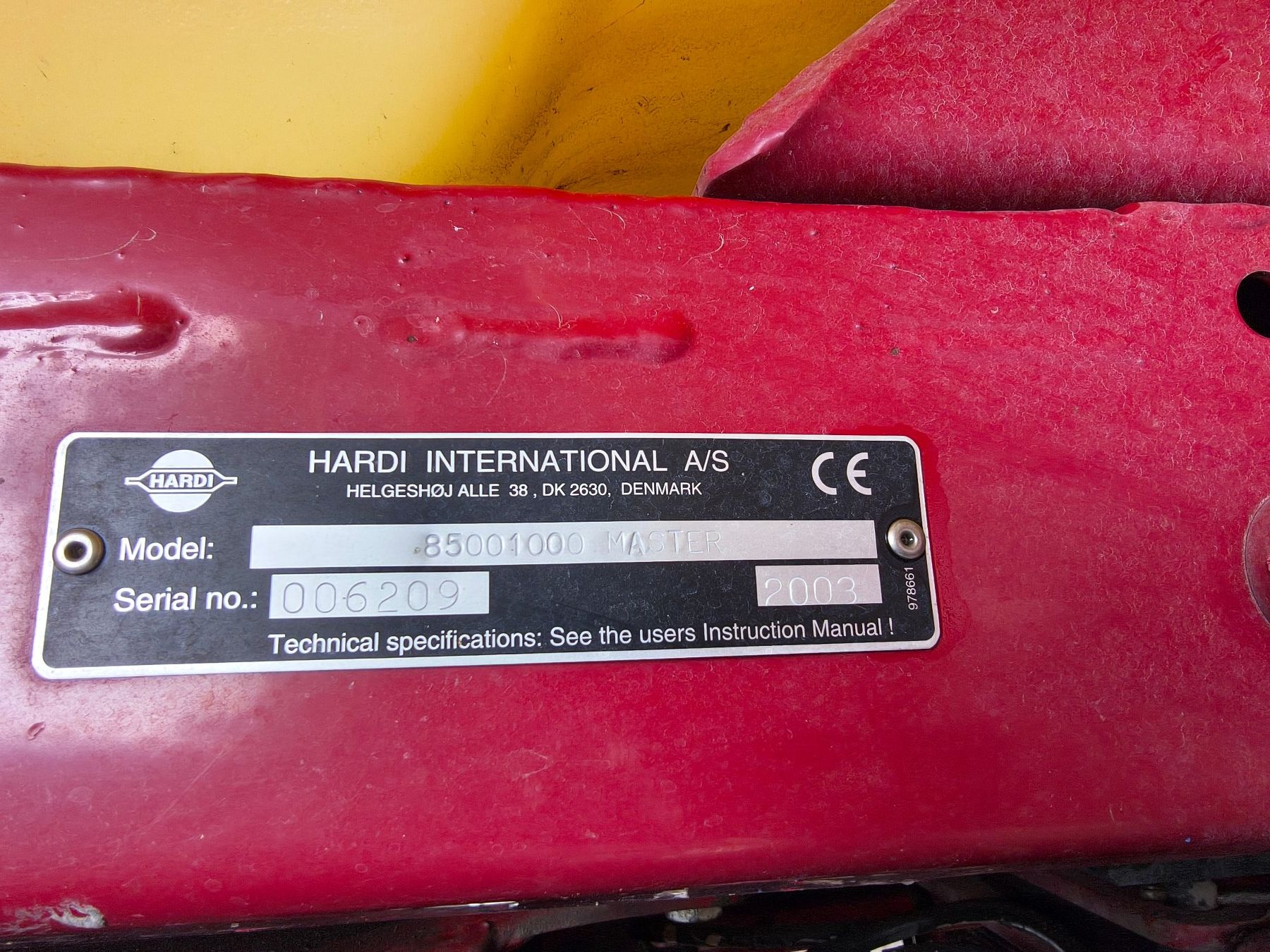 Tutte le macchine: Feldspritze Hardi Master – Usato da Sevelen venduto da sei_qd8q 9