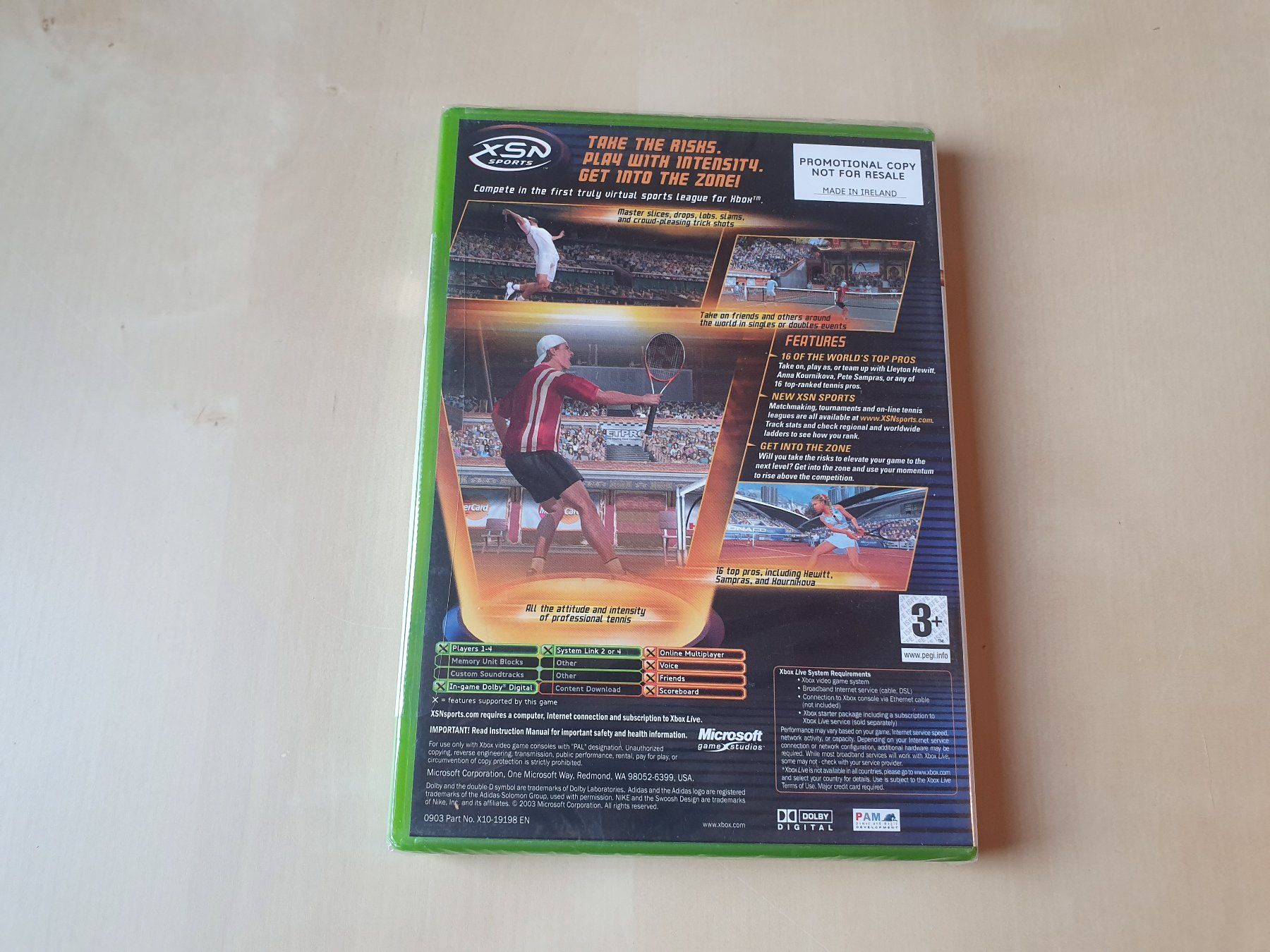 Microsoft Giochi: Top Spin Promo neu und ovp – Nuovo e nell'imballaggio originale da Stansstad venduto da collectorsshop 1
