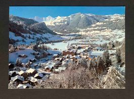 AK Gstaad mit Waadtländeralpen