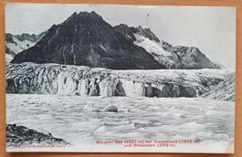 Märjelen-See mit Dreiecken und Olmenhorn
