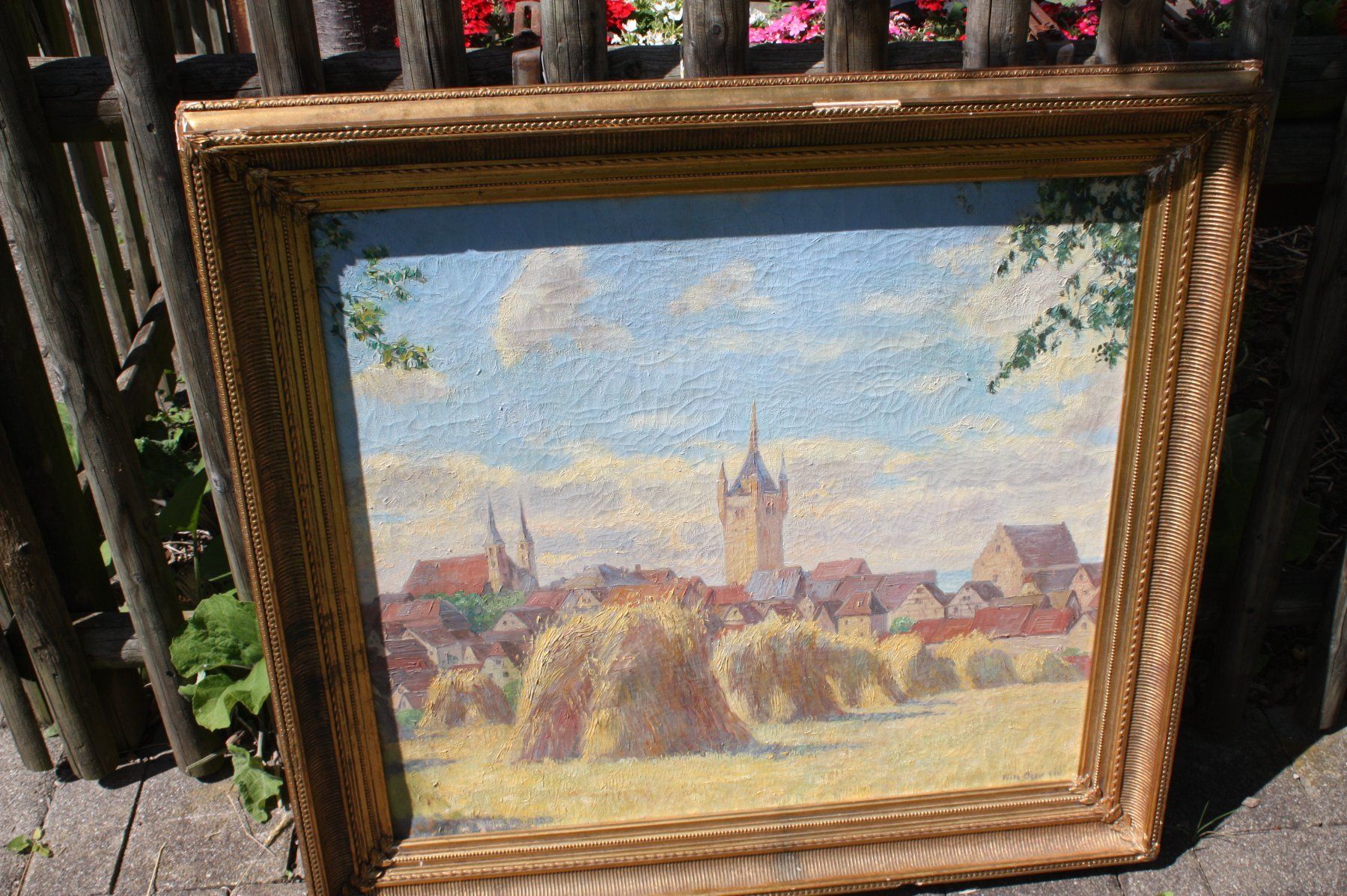 Dipinti: Landschaft Fritz Osswald – Usato da Altstätten SG venduto da sulim