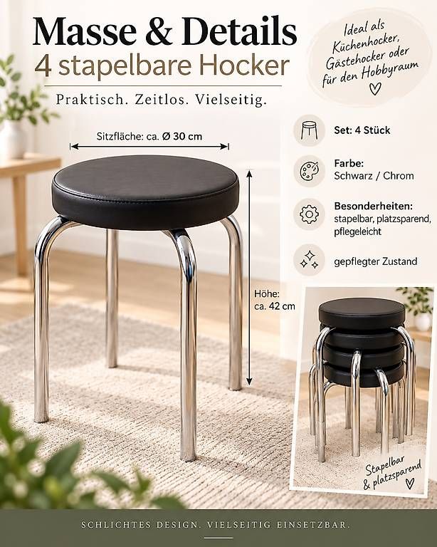 Hocker: Edle Hocker mit Polster – Gebraucht aus Grenchen von jas_6cgj 1