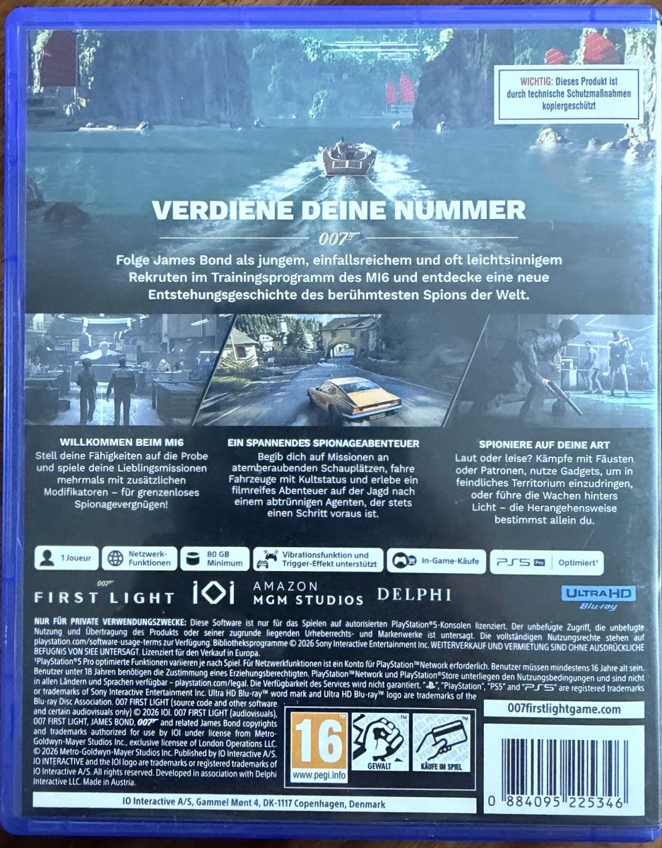 Spiele: 007 First Light – Gebraucht aus Steinhausen von niciwave 1