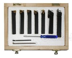 Drehstahlset 7-teilig, 10 mm mit Wendeplättchen
