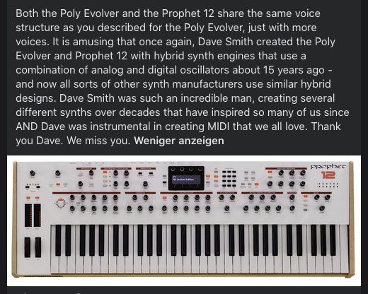 Sequential Musikinstrumente: Sequential Dave Smith Prophet 12 – Gebraucht aus Zürich von ArtatLumen 5