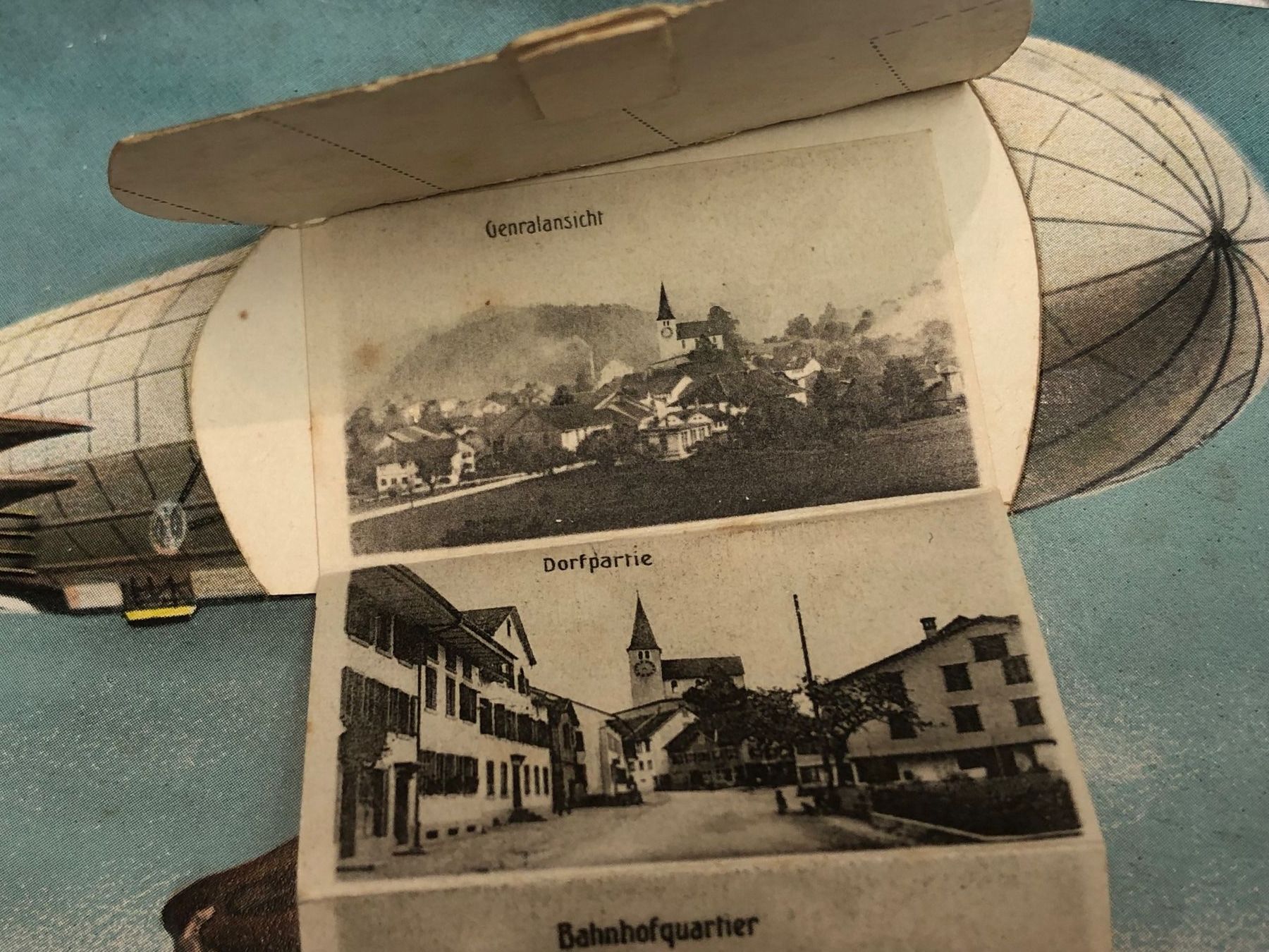 Cartoline postali: 4 alte Ansichtskarten WYLA ZH inkl. Litho & Leporello – Usato da Lufingen venduto da TopAnsichtskarten 6