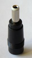 Adapter: Stecker 5,5 x 1,5 <> Buchse 5 x 1,7mm