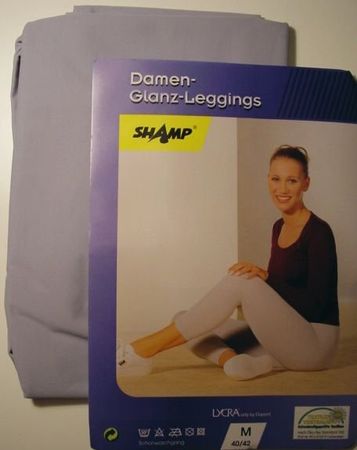 Leggings SHAMP Grösse M/L, helles grau-blau  tolles MateriaL