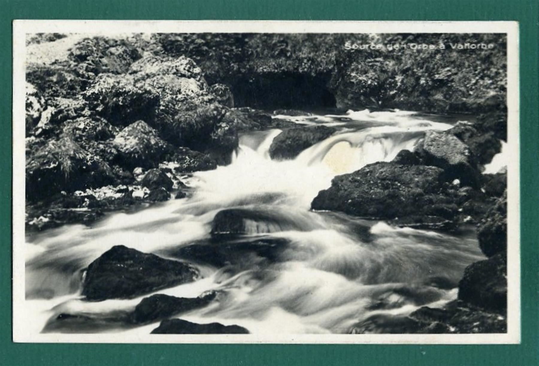 Cartoline postali: Source de l'Orbe à Vallorbe, 1930, gelaufen – Usato da Sargans venduto da Hausi1951