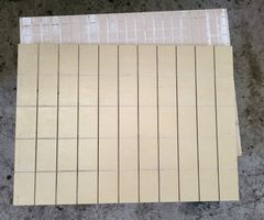 Onda  Amarillo Mosaik Fliesen 28 x 35 / 1 Karton ca. 1.08m²
