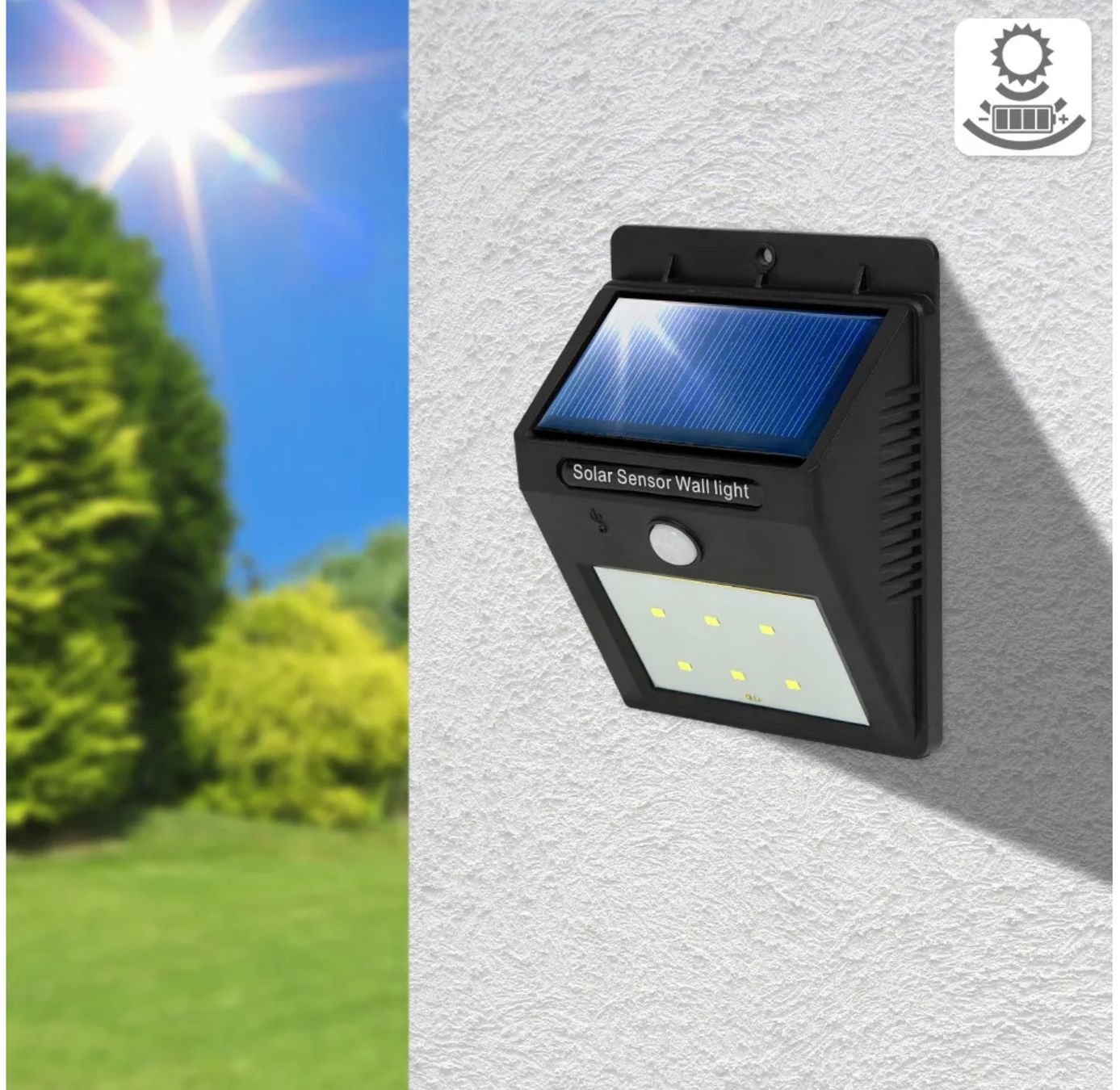 Lampade: Solarlampe mit Bewegungsmelder nur 29.- – Nuovo e nell'imballaggio originale da Necker venduto da liq24 3