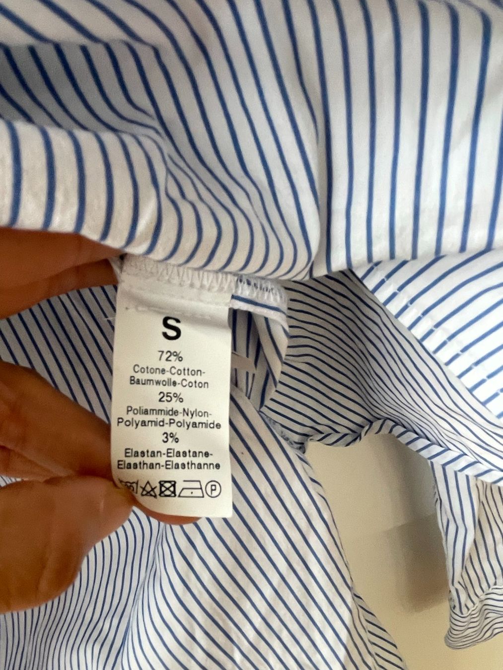 Camicette: BLAUMAX Bluse blau-weiss gestreift, Gr. S – Usato da Neukirch an der Thur venduto da bee88 2