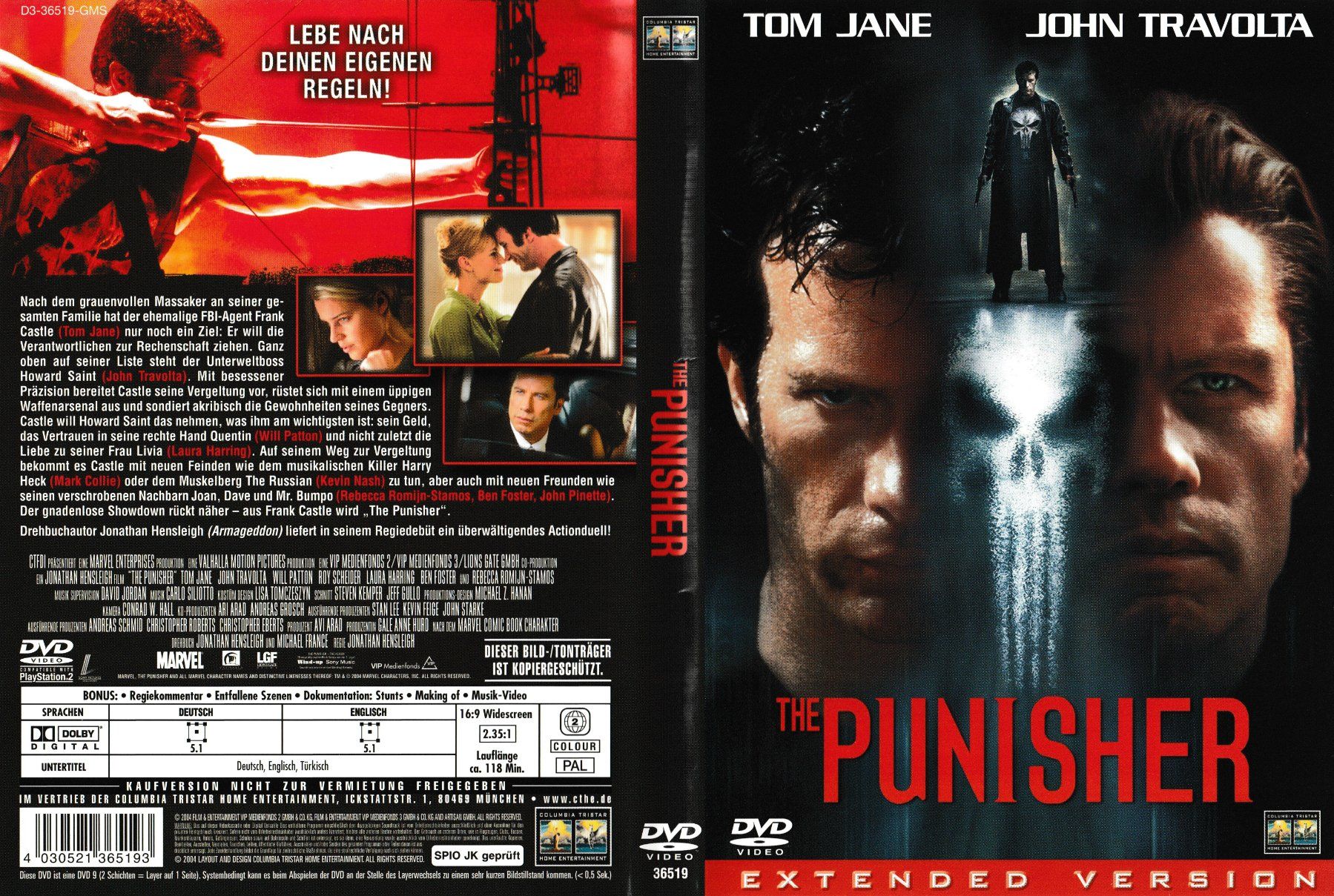 Alle DVDs: DVD - The Punisher – Gebraucht aus Langnau am Albis von MediaRescuerKeLoX