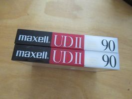 Maxell UDII 90 Kassetten 2 Stück ungeöffnet neu
