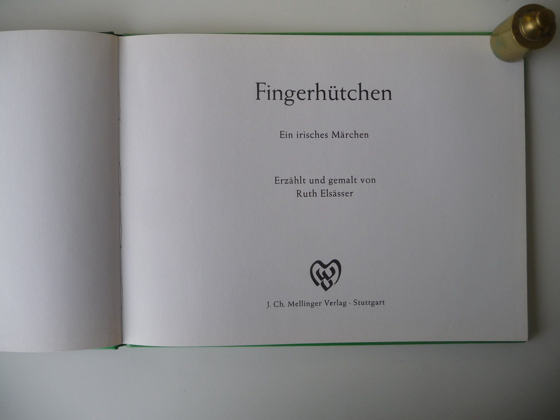 Libri: RUTH ELSÄSSER - FINGERHÜTCHEN, EIN IRISCHES MÄRCHEN – Usato da Aesch BL venduto da Imoonlight 1