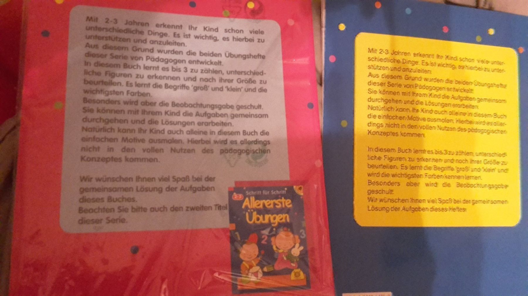 Libri: 30x 2 Būcher allererste Ūbungen – Nuovo e nell'imballaggio originale da Schwarzenburg venduto da Flamingo07 1