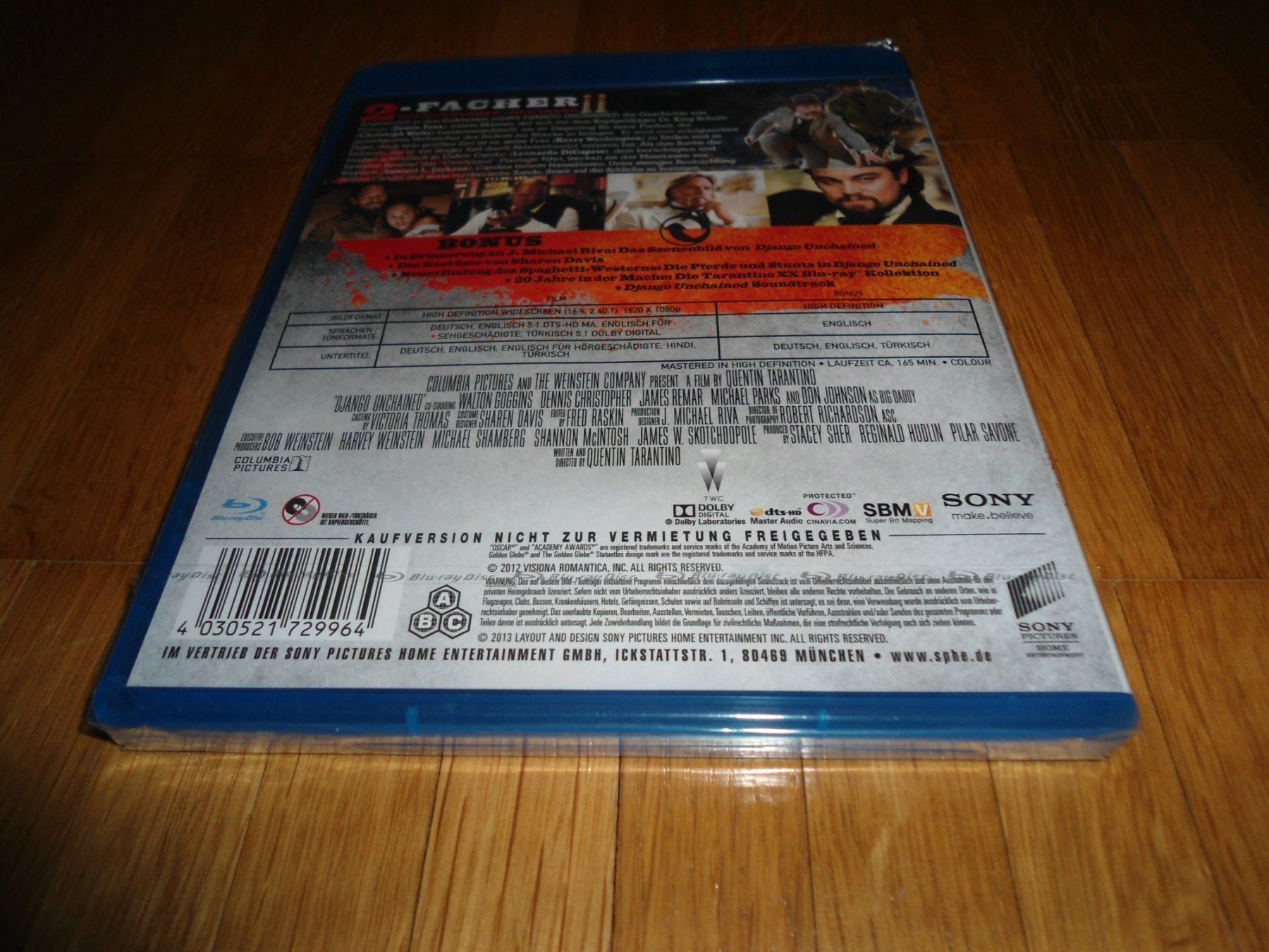 Tutti i DVDs: Django Unchained - BLU-RAY - UNCUT – Nuovo e nell'imballaggio originale da Basel venduto da havsok 1