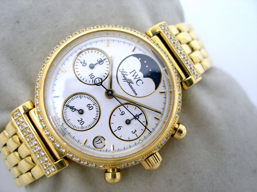 HOT 18k Gold Watch Iwc Damenuhren Gold Da Vinci Iwc Uhr
