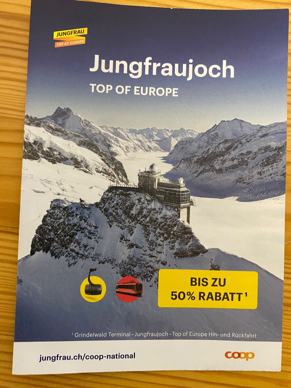 Buoni: Rabattbon Jungraujoch – Nuovo e nell'imballaggio originale da Thun venduto da Alphorn09